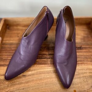 Fluevog purple Poser Edie Sexy Assymetric Heel